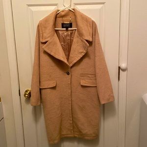 Gorgeous Badgley Mischka Verona Wool Blend Coat S $298
